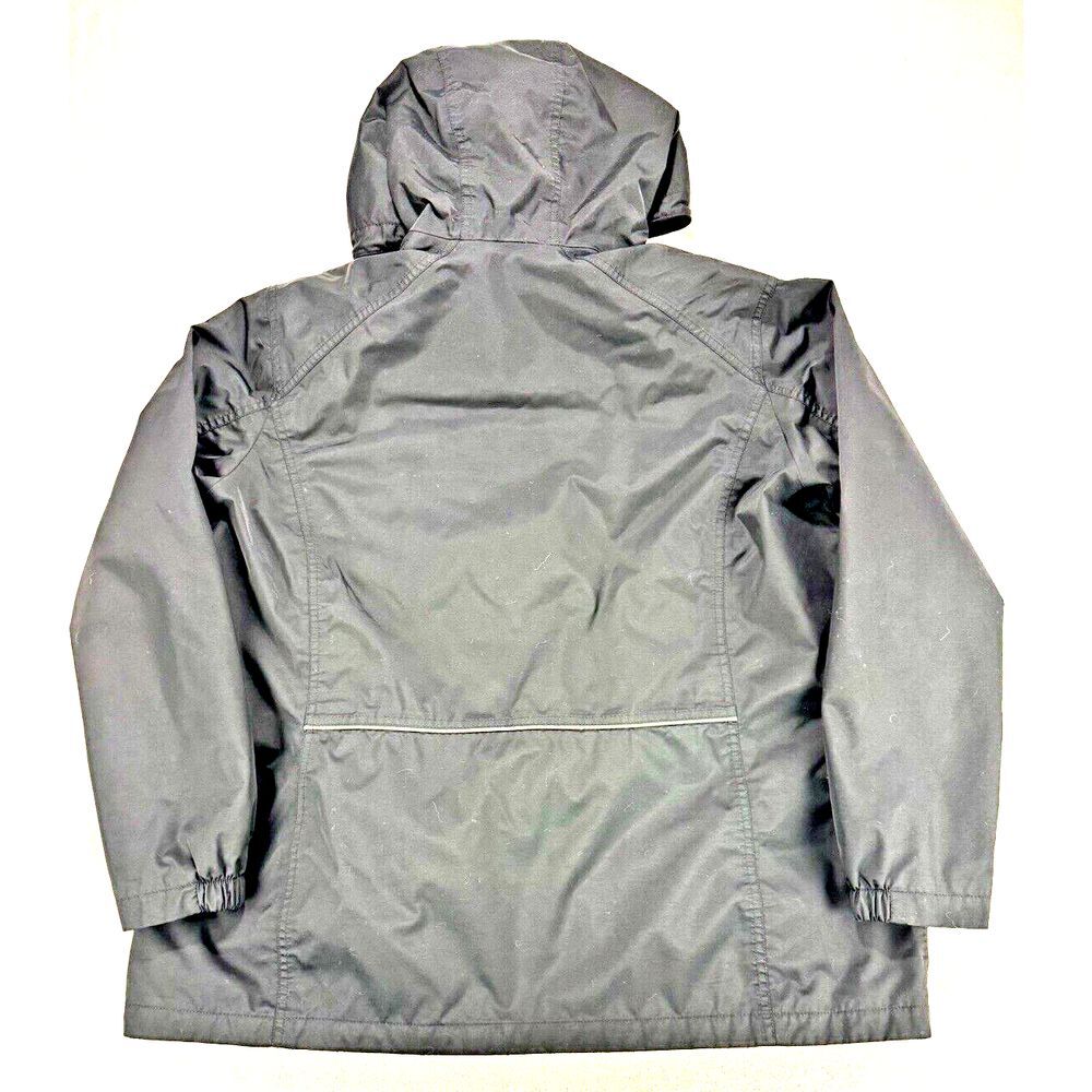Eddie Bauer WeatherEdge Jacket Men XXL Black Full Zip Hooded Wind Rain - Picture 6 of 11